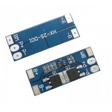 Контроллер заряда Li-ion аккумулятора BMS 2S  8A 7,4V ( HX-2S-D )