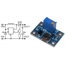 Повышающий преобразователь DC-DC 2A (2-24V~2-28V) MT3608 Повышающий преобразователь DC-DC 2A (2-24V~2-28V) MT3608