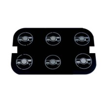 Радиатор-подложка к светодиодам х12 D0571 102x57mm -6LED