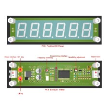 Частотомер 0,1 до 65 МГц 8 ~ 15В, со светодиодным дисплеем 6 знаков