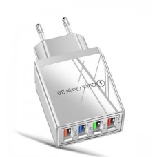 Зарядное устройство 220VAC / 5VDC 3100mA 4 порта Зарядное устройство 220VAC / 5VDC 3100mA 4 порта