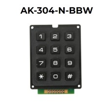 Клавиатура монтажная AK-304-N-BBW