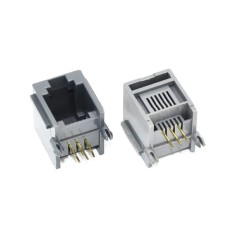Гнездо 6P4C (RJ12) (TJ 4) 623PCB