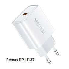 Зарядное устройство 220VAC / USB Type-C ( RP-U137 ) 25W Зарядное устройство 220VAC / USB Type-C ( RP-U137 ) 25W