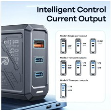 Зарядное устройство 220VAC / 2C+1A ( RP-U108 ) 65W Зарядное устройство 220VAC / 2C+1A ( RP-U108 ) 65W