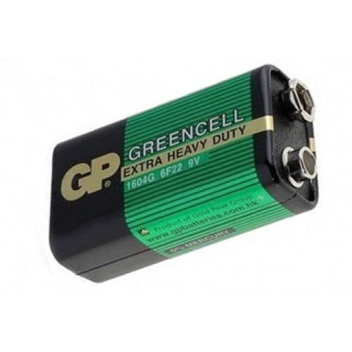 Батарейка 6F22 9V (крона) GP supercell ( 1604A-BC 1604A 6LF22 6LR61 ...