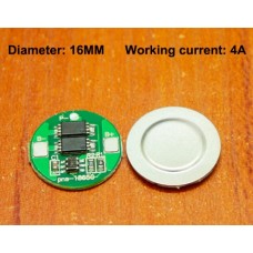 Контроллер заряда Li-ion аккумулятора BMS 1S  4A 3,7V 