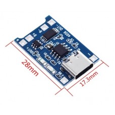 Контроллер заряда Li-ion аккумулятора (TP4056) гн. USB Type-C