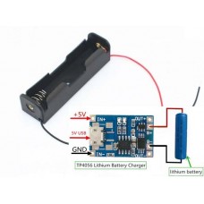 Контроллер заряда Li-ion аккумулятора (TP4056) гн USB Type-C