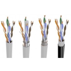 Кабель витая пара F/UTP Cat 5e 4x2x24AVG серый ( SQ0107-0102 )