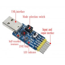 Конвертер USB 2.0 - UART TTL ( CP2102 ) Конвертер USB 2.0 - UART TTL ( CP2102 )